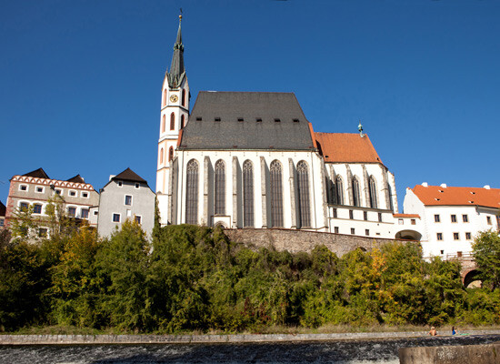 De Sint-Vituskerk in Český Krumlov