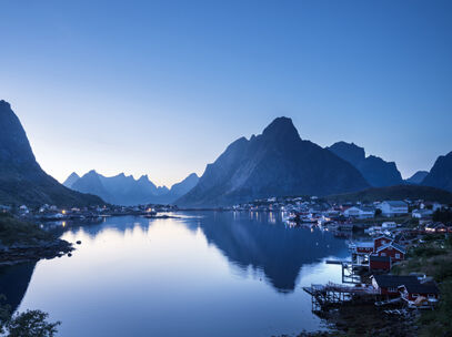 soleil de minuit île Lofoten