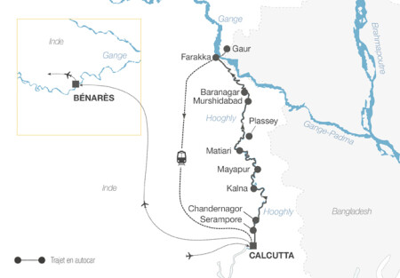 Croisière l'Inde sacrée de Calcutta à Bénarès
