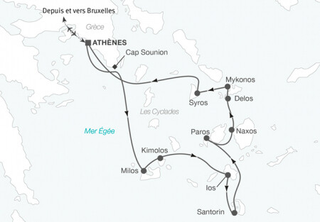 Croisière Yachting dans les Cyclades
