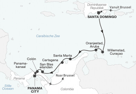 Cruise naar CuraÃ§ao, Aruba, Colombia en Panama