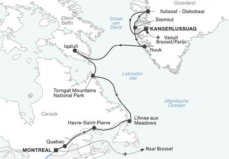 Expeditie van Groenland tot Quebec