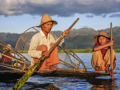 Croisiere Irrawaddy pecheurs Lac Inle