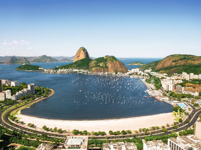 plage paradisiaque, plage pain de sucre rio de Janeiro, plage Brésil