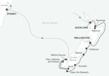 Croisière Nouvelle-Zélande et Australie 