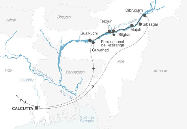 Croisière au fil du Brahmapoutre